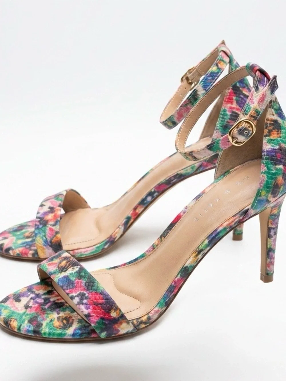 Kelly and Katie Women’a Size 9.5 Kirstie Python Embossed MultiColor